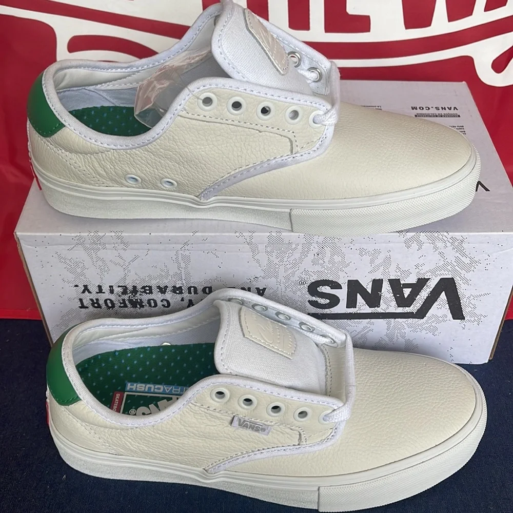 Vans Chima Ferguson (Sport Vtg) White/Green VNOA5JIH9BL. WMNS sneakers